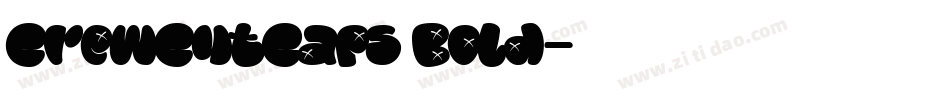 CrewCutCaps Bold字体转换